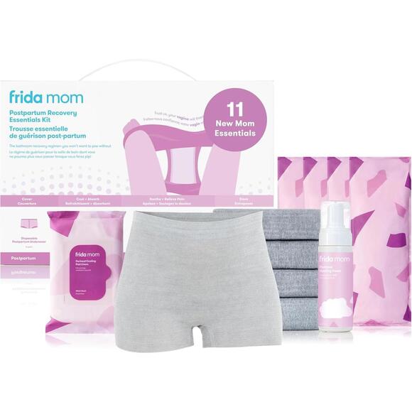 frida mom Accessories - 11pc Postpartum Essentials Kit Gift Set Hospital Bag Must Haves for New Mom